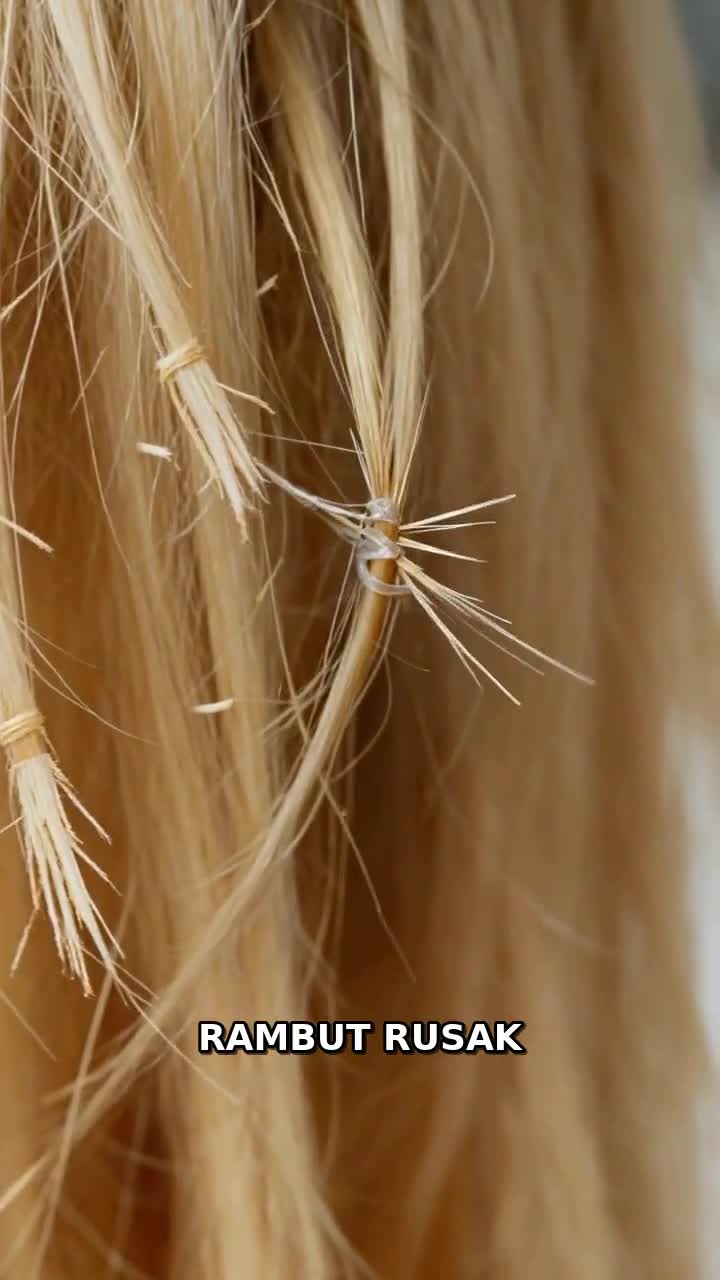 Rambut Rusak Bleaching? Solusinya!